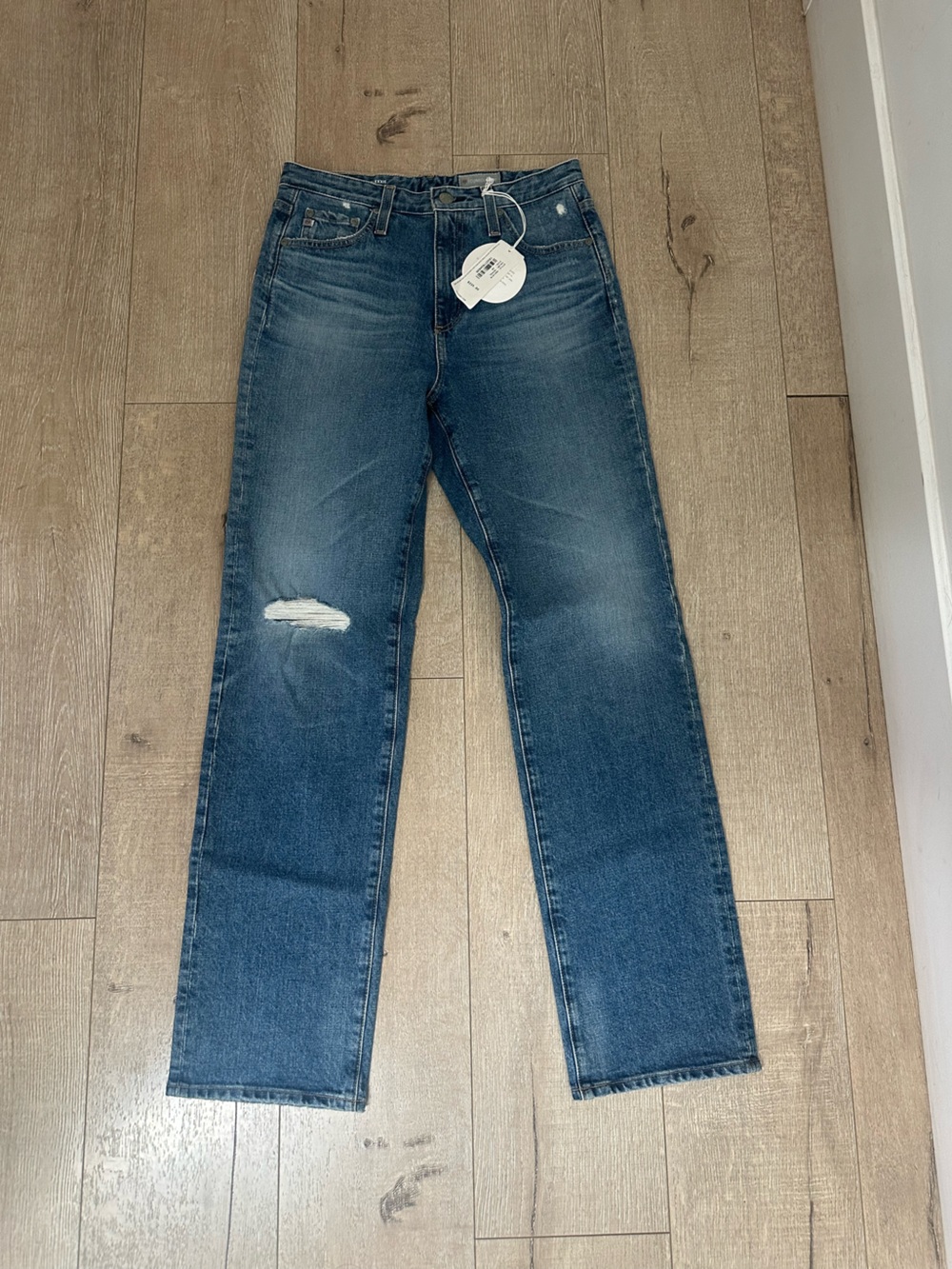 AG Alexxis High Rise Straight Jeans